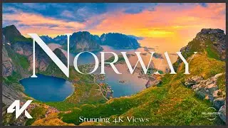 Norway in 4K: 4 Hours of Scenic Aerial Views with Relaxing Music