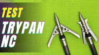 RAGE TRYPAN NC (no collar) Broadhead Test