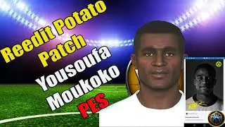 Como fazer editar e criar 100% o jogador YOUSSOUFA MOUKOKO PES Edit⚽🥈