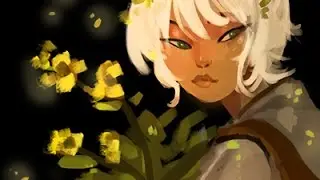 Digital Character Speed Painting Wind Down