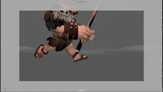 hitting a stone with stick anim