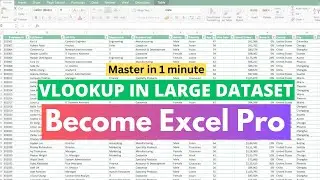 Advanced VLOOKUP: Seamless Integration of Large Data from Multiple Sources