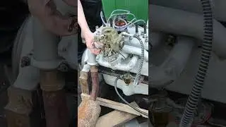 Двигатель газ-67, холодный запуск.
