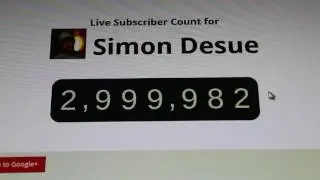 Subscriber Count | Simon Desue | Full HD
