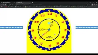 COOL ANALOG CLOCK WITH JAVASCRIPT