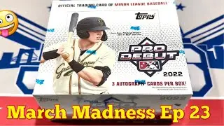 CAN ALL THESE PROSPECTS BRING US SOME VALUE!?  2022 PRO DEBUT JUMBO BOX!  (March Madness Ep 23)