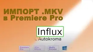 Плагин Influx. Импорт .mkv в редакторы Adobe