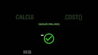 ЧИСТЫЙ КОД. ПРИМЕР ПРАВИЛЬНОГО НАЗВАНИЯ МЕТОДА #shorts
