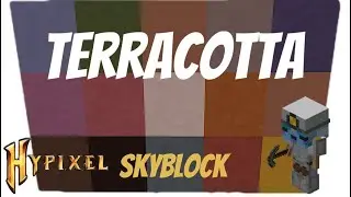 How To Make Dyed Terracotta In Hypixel Skyblock 2020