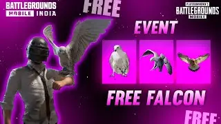 FREE FALCON COMPANION EVENT IN BGMI & PUBG MOBILE CONFIRMED | GET FREE FALCON IN BGMI & PUBG MOBILE