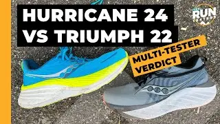 Saucony Hurricane 24 vs Saucony Triumph 22: Three runners compare the cushioned cruisers