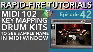 Mapping Drum Kits & Keyswitches to Piano Roll (Rapid-Fire Reaper Tutorials Ep42)
