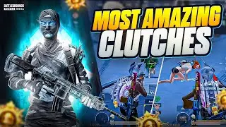 MOST AMAZING CLUTCHES IN 60FPS ☠️ || PUBG MOBILE || BGMI || GAMEPLAY #fragmovie #bixiop #iphone11 