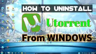 How To Uninstall Utorrent From Windows Pc. Utorrent Software Ko Kaise Uninstall Kare Computer Se.