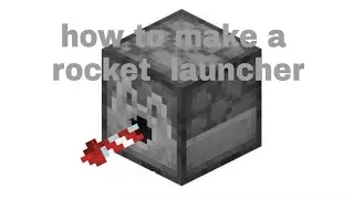 how to make a rocket launcher in Minecraft