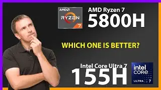AMD Ryzen 7 5800H vs INTEL Core Ultra 7 155H Technical Comparison