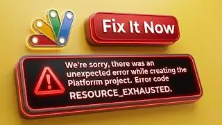 Fix RESOURCE_EXHAUSTED Error in Google Apps Script | Cloud Platform Project Error