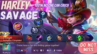 Harley in mobile legend| Best build of Harley| Harley best build 2021| Harley no one can catch|