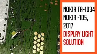 NOKIA TA-1034 || NOKIA -105 , 2017 || DISPLAY LIGHT SOLUTION || BHARAT COMMUNICATION ||