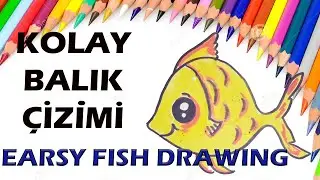 SEVİMLİ BALIK ÇİZİMİ #sweetdrawing #drawing#art#fish#fishdrawing #etkinlik#kolayçizimler#subscribe