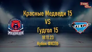 Красные Медведи 15 - Гудгол 15, 18.11.23, Первенство СПб