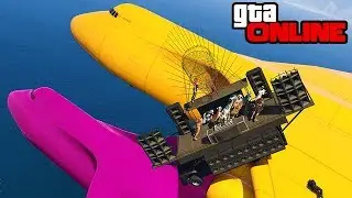 GROUP STUNTS GONE WRONG! || GTA 5 Online || PC (Funny Moments)