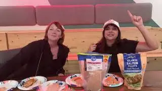 A Salmon Hater & a Salmon Lover Taste All the Frozen Salmon You Can Buy (Unedited) | Sporked