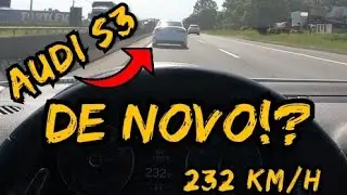 Audi S3 que puxou com a Paratosa Bengadora. Será que o Tubarão Branco era STG2 e eu não sabia???