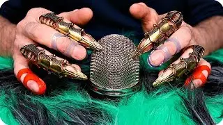 ASMR Blue Yeti Scratching with Claws and Gel Finger Pads (No Talking)