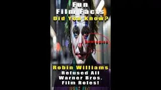 Did You Know? Robin Williams Cast As Joker. #movies #facts