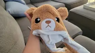 🥰absolutely adorable warm fuzzy brown bear floppy ear hat🥰 | + 🙄unhinged AuDHD ramble🤠😵‍💫💀☠️