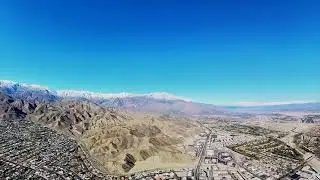 snow in the desert