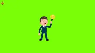 Getting idea green screen animation