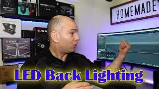 LED Light strip method for Bias Lighting TV/monitor