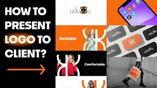 How to send Logo Design to Client? (Full Brand Presentation Shown)