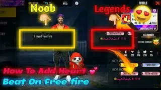HOW TO ADD " HEART BEAT" IN FREE FIRE PROFILE || UNIQUE SIGNATURE IN FREE FIRE BIO || @ajjubhai
