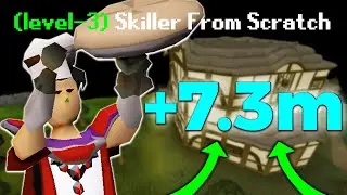 I Finished 99 Cooking in ONE XP DROP - OSRS Level 3 Skiller From Scratch #23