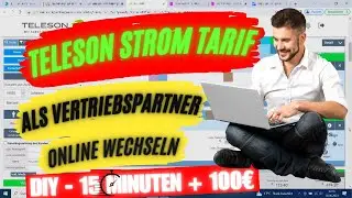 Wie Teleson Strom-Tarife als Vertriebspartner wechseln❓ Einfache Schritt-für Schritt-Anleitung 🐾📜 ✅‼