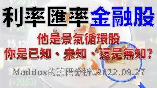 ==Maddox的籌碼分析== 利率匯率金融股#20220927