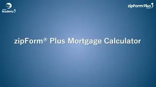 zipForm® Plus Mortgage Calculator