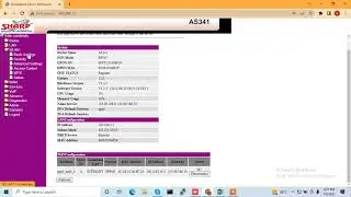 AS341 Configuration | Sharp Vision ONT configuration | ONU Configuration | PPPoE Configuration