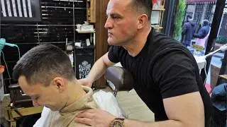 He's not joking around | ASMR High Intensity Turkish barber Treatment