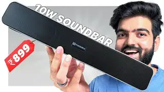 I Tested Portronics 10W Stereo Soundbar Only Rs 899 | Portronics Decibel 24 10W Bluetooth Soundbar