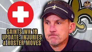 Game on Edge: Saints Week 18 Update Uncovers Injuries and Shakeup in Roster