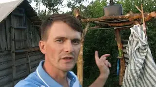 Летний душ своими руками в диком стиле. (часть вторая)