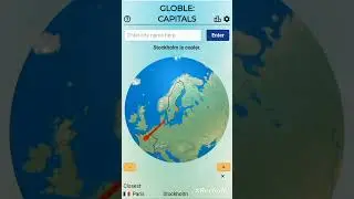 Playing Globle with Capital Cities!