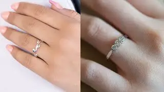 Simple silver rings design for girls | Latest silver rings design | Silver rings collection 2022