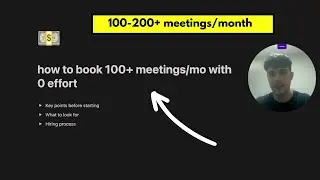 book 100+ meetings every month (0 effort)