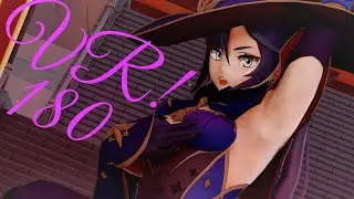 【MMD 180 VR】 SOMI - What You Waiting For 【Genshin impact Mona】