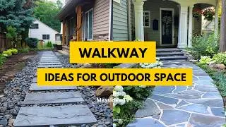 75+ Awesome Walkway Ideas to Make Your Outdoor Space Pop